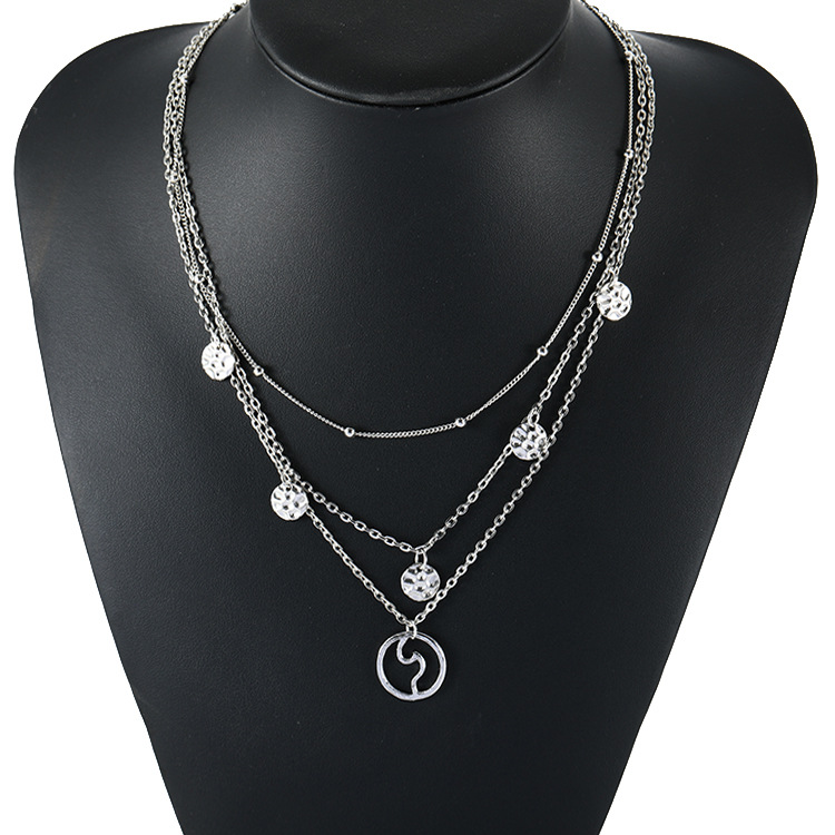 Women Disc pendant Necklaces Pendants 3 multi layer Necklace Tassel Charm diamonds statement Necklace for Women Layered Chain Necklace
Women Disc pendant Necklaces Pendants 3 multi layer Necklace Tassel Charm diamonds statement Necklace for Women Layered Chain Necklace