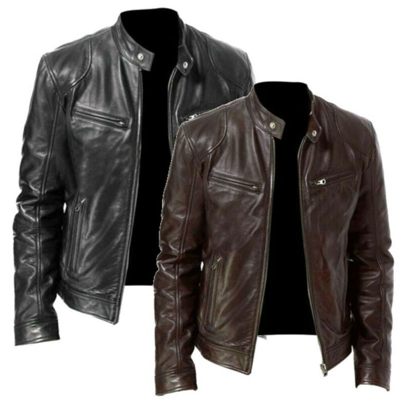 Men Autumn Winter Fashion Motorcycle Waterproof Leather Jacket Casual Warm Lined Zipper Coat Slim Fit Biker Outewear, Black
Men Autumn Winter Fashion Motorcycle Waterproof Leather Jacket Casual Warm Lined Zipper Coat Slim Fit Biker Outewear, Black