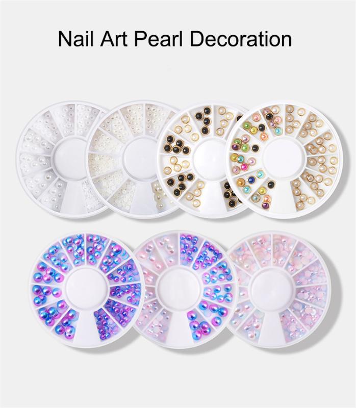 Half Round Pearls Shape Nail Art Beads Flat Back Nail Rhinestones Salon Nails Decals DIY 3D Decoration Wheel Circle Stone
Half Round Pearls Shape Nail Art Beads Flat Back Nail Rhinestones Salon Nails Decals DIY 3D Decoration Wheel Circle Stone