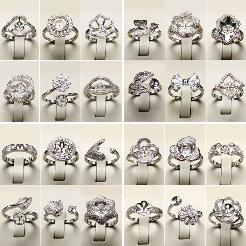 DIY Pearl Rings Setting Silver Rings Zircon Ring for Women Fashion Jewelry Ring Fine Jewelry Adjustable Valentine's Day Gift
DIY Pearl Rings Setting Silver Rings Zircon Ring for Women Fashion Jewelry Ring Fine Jewelry Adjustable Valentine's Day Gift