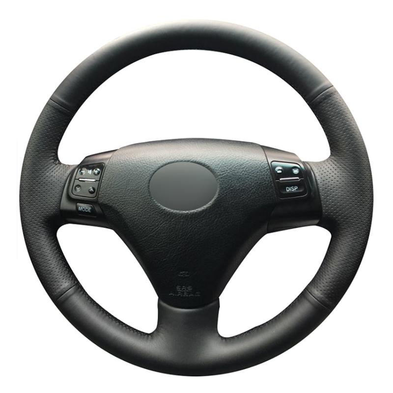 Hand Sew Black Artificial Leather Car Steering Wheel Cover for GS300 2004-2007 ES250 2005
Hand Sew Black Artificial Leather Car Steering Wheel Cover for GS300 2004-2007 ES250 2005