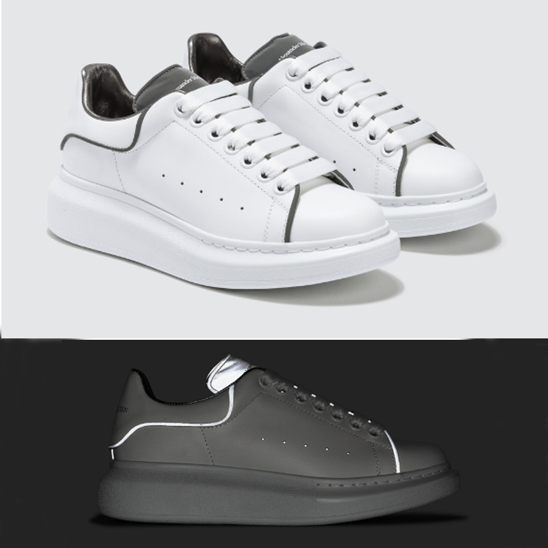 Fashion shoes White sneakers Platform Shoes genuine leather trainers Reflective White trainers for Men Women Flat Casual Shoes, Color 20
Fashion shoes White sneakers Platform Shoes genuine leather trainers Reflective White trainers for Men Women Flat Casual Shoes, Color 20