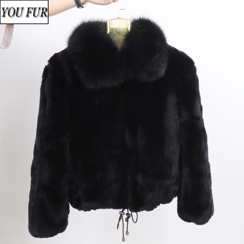 2020 Hot Sale Women Winter Thick Warm Quality Real Rex Fur Coat Rex Fur Jackets With Real Collar Overcoat, Black
2020 Hot Sale Women Winter Thick Warm Quality Real Rex Fur Coat Rex Fur Jackets With Real Collar Overcoat, Black