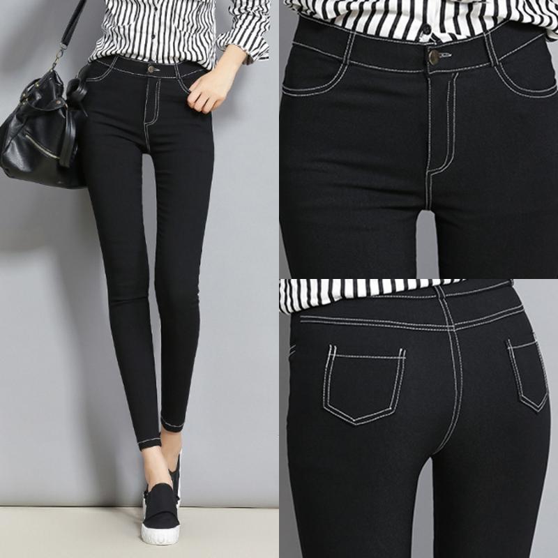2020 New Womens High Waist Faux Jeans Pocket Leggings Women Skinny Push Up Denim Capri Jeggings Femme Casual Black Leggins Mujer, Two button
2020 New Womens High Waist Faux Jeans Pocket Leggings Women Skinny Push Up Denim Capri Jeggings Femme Casual Black Leggins Mujer, Two button