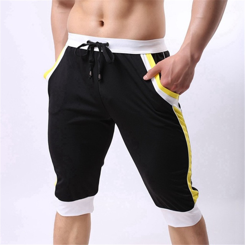 Summer Plus Size Casual Slim Leggings Leisure Household Pants Men's 7-point Pants Moisture Wicking Breathable Underwear, Black;brown
Summer Plus Size Casual Slim Leggings Leisure Household Pants Men's 7-point Pants Moisture Wicking Breathable Underwear, Black;brown