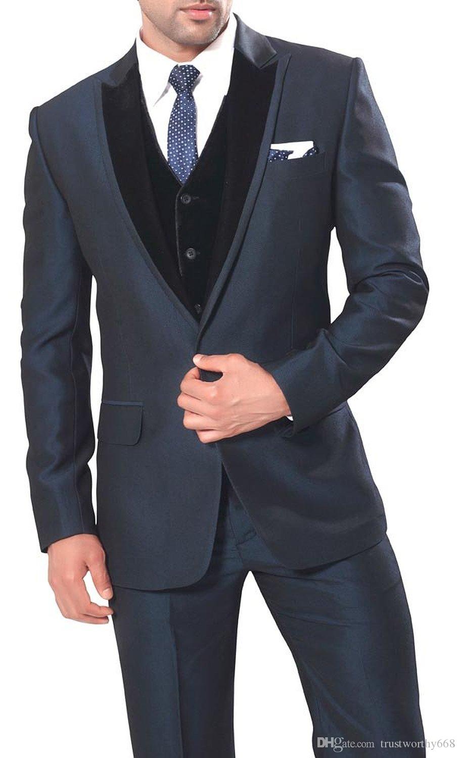 Popular One Button Groomsmen Peak Lapel Groom Tuxedos Men Suits Wedding/Prom Best Man Blazer ( Jacket+Pants+Vest+Tie) 612, Same as image
Popular One Button Groomsmen Peak Lapel Groom Tuxedos Men Suits Wedding/Prom Best Man Blazer ( Jacket+Pants+Vest+Tie) 612, Same as image