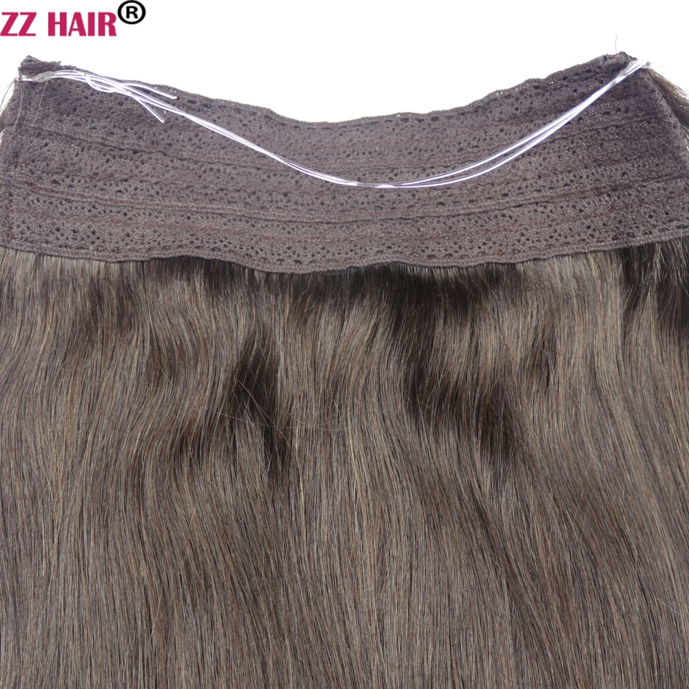 16"-28" One Piece Set 180g 100% Brazilian Remy Flip Human Hair Extensions Fish Line No Clips Natural Straight