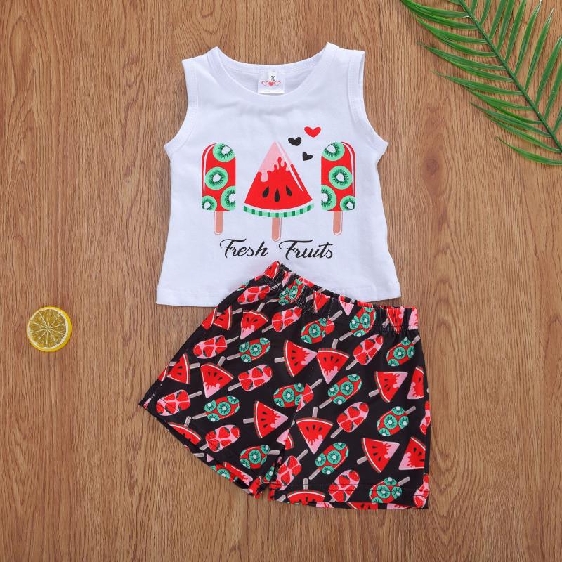 2Pcs Infant Tank Top+shorts Clothes Set Fashion Watermelon Ice Cream Printing Fresh Fruit Todderl Baby Summer Pajamas Set, Red
2Pcs Infant Tank Top+shorts Clothes Set Fashion Watermelon Ice Cream Printing Fresh Fruit Todderl Baby Summer Pajamas Set, Red