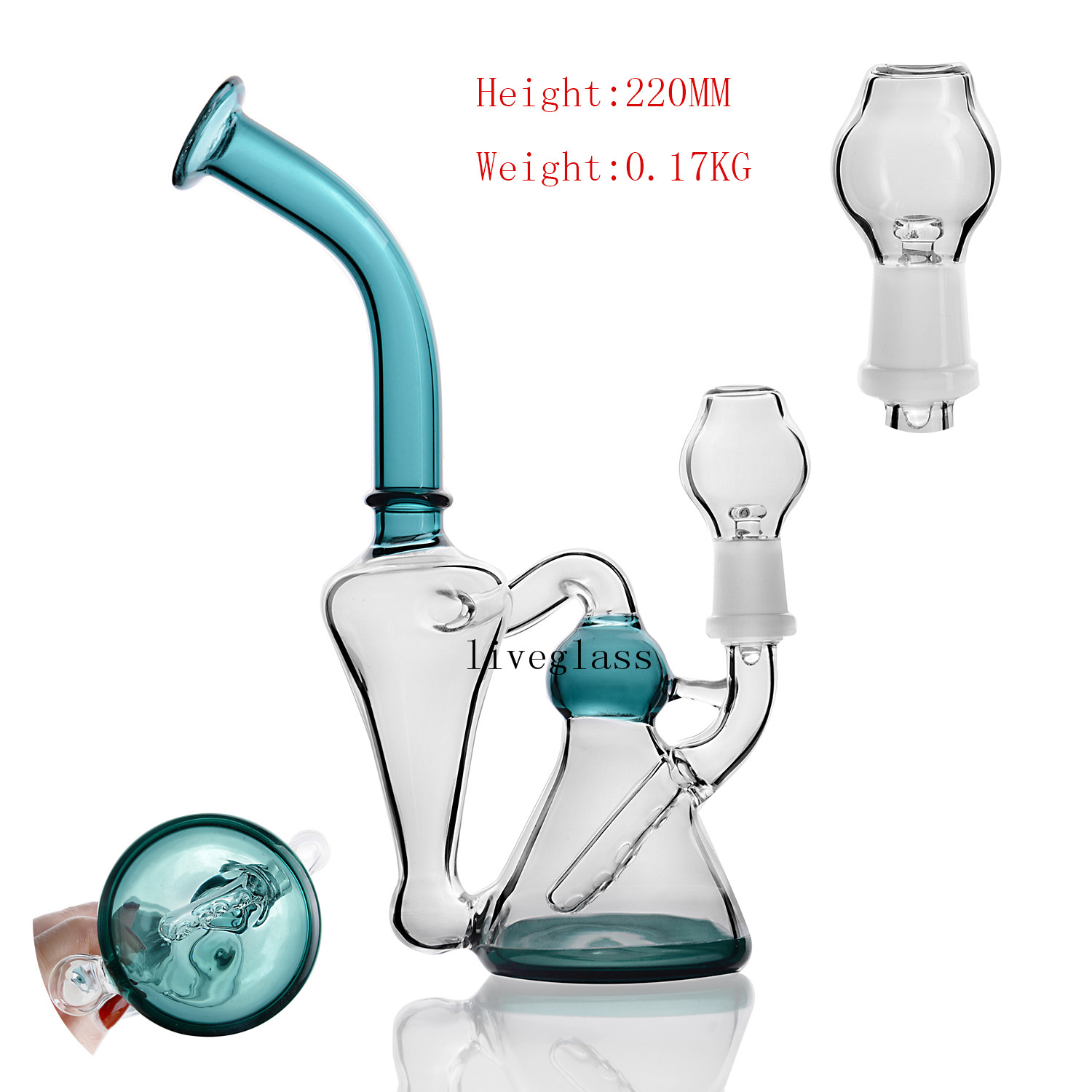 Darkgreen Thick Glass Bongs Hookah Smoking Dab Rigs Water Pipes Recycler Bubbler Pyrex Oil Burner Pipe 14mm Male Joint 8.6Inch
Darkgreen Thick Glass Bongs Hookah Smoking Dab Rigs Water Pipes Recycler Bubbler Pyrex Oil Burner Pipe 14mm Male Joint 8.6Inch
