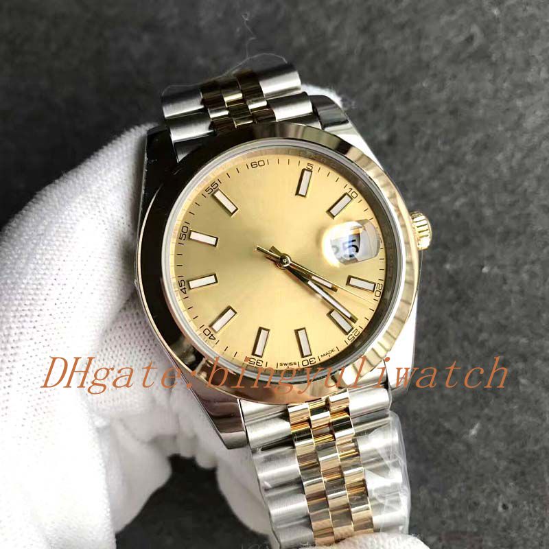 2019 New Best 41MM V2 Version Men's Watch Automatic Cal. 3235 Gold Dial Smooth bezel Steel Jubilee Bracelet Men 126334 Datejust Original Box, 01
2019 New Best 41MM V2 Version Men's Watch Automatic Cal. 3235 Gold Dial Smooth bezel Steel Jubilee Bracelet Men 126334 Datejust Original Box, 01