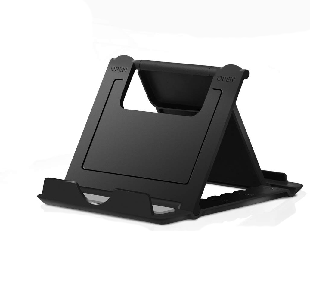 Cell Phone Stand,Tablet Stand,Universal Foldable Multi-Angle Pocket Desktop fold Holder Cradle for Tablets(6-11")
Cell Phone Stand,Tablet Stand,Universal Foldable Multi-Angle Pocket Desktop fold Holder Cradle for Tablets(6-11")