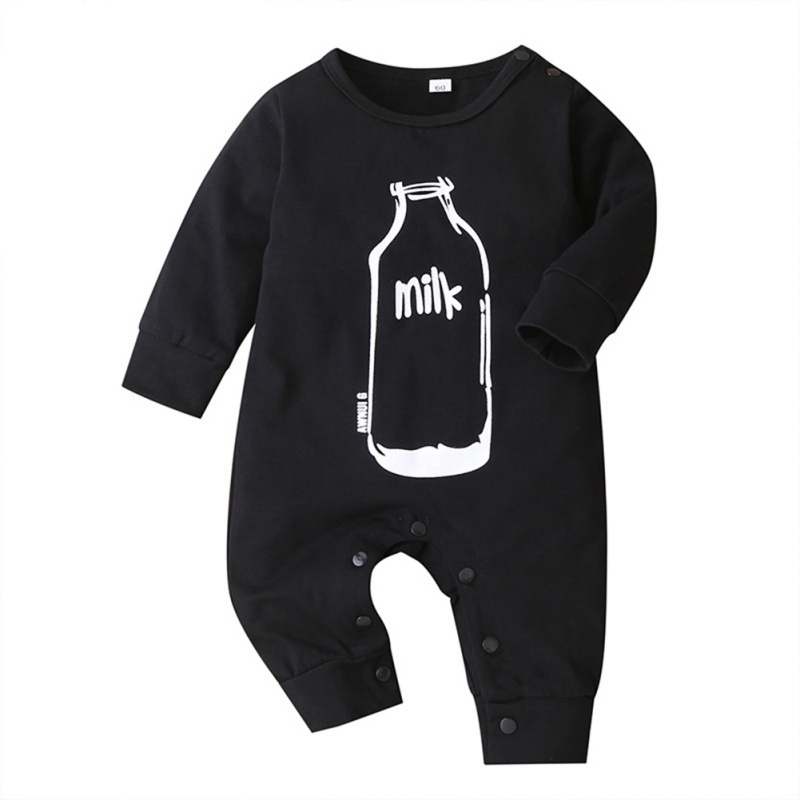 New Baby Boys Girls Romper Cotton Long Sleeve Letter Cartoon Milk Bottle Jumpsuit Infant Clothing Autumn Newborn Baby Clothes, Beige
New Baby Boys Girls Romper Cotton Long Sleeve Letter Cartoon Milk Bottle Jumpsuit Infant Clothing Autumn Newborn Baby Clothes, Beige
