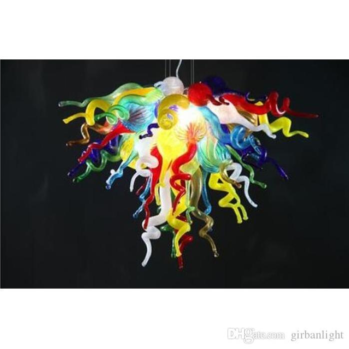 Colorful Hand Blown Glass LED Chandelier Modern Art Deco Home Designed Customized Color Glass Pendant Lamps for Living Room Decor
Colorful Hand Blown Glass LED Chandelier Modern Art Deco Home Designed Customized Color Glass Pendant Lamps for Living Room Decor