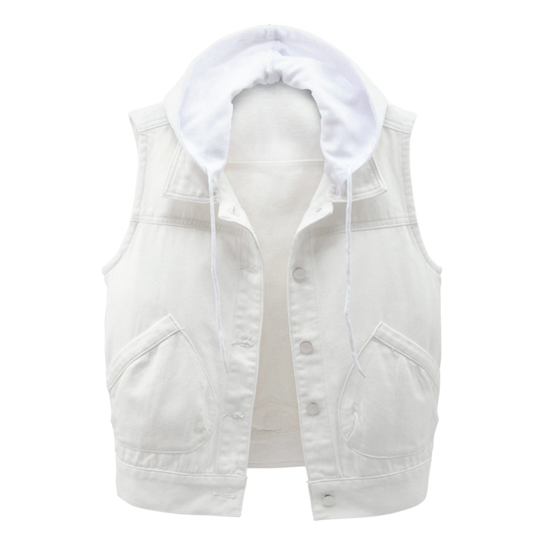 Summer Hooded Denim Vest Women 2020 New Short Slim Pocket Sleeveless Jacket Plus Size Vintage Waistcoate-breasted Waistcoat H306, Pink
Summer Hooded Denim Vest Women 2020 New Short Slim Pocket Sleeveless Jacket Plus Size Vintage Waistcoate-breasted Waistcoat H306, Pink