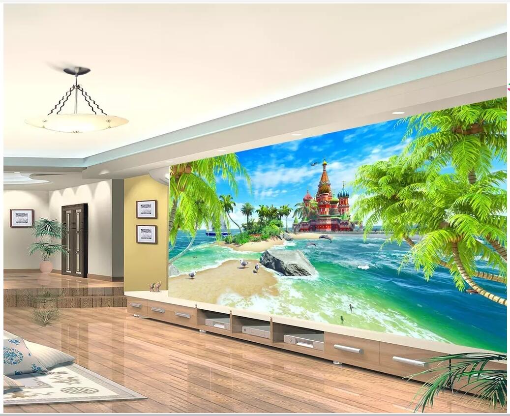 WDBH 3d wallpaper custom photo mural Romantic beach coconut tree scener living room Home decor 3d wall murals wallpaper for walls 3 d, Non-woven wallpaper
WDBH 3d wallpaper custom photo mural Romantic beach coconut tree scener living room Home decor 3d wall murals wallpaper for walls 3 d, Non-woven wallpaper