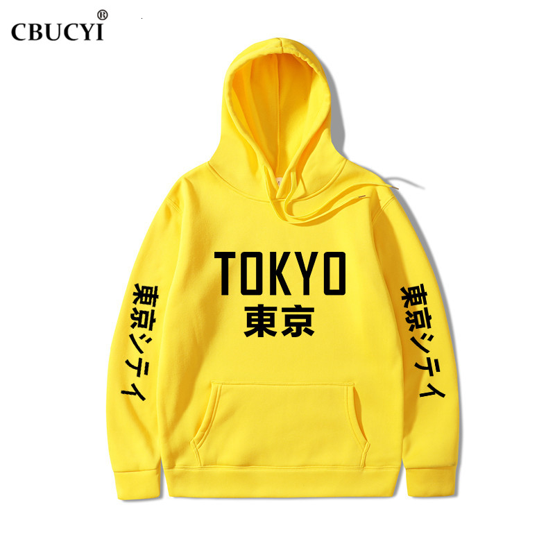 2019 New Arrival Japan Harajuku Hoodies Tokyo City Printing Pullover Sweatshirt Hip Hop Streetwear Men/Women Hooded Sweatshir Y191030