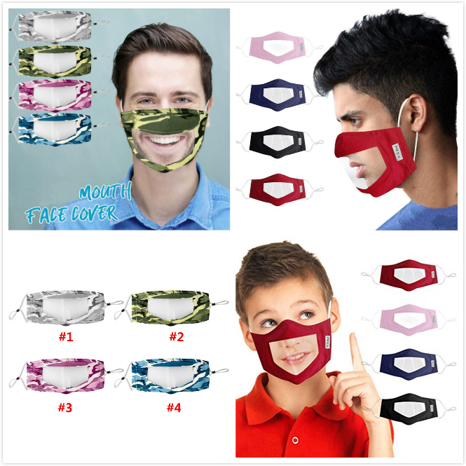 Camouflage Deaf-mute Mask PVC Transparent Face masks Adjusting Dustproof Mouth masks Washable Earloop Face Breathing Cotton Mask DHL UPS
Camouflage Deaf-mute Mask PVC Transparent Face masks Adjusting Dustproof Mouth masks Washable Earloop Face Breathing Cotton Mask DHL UPS