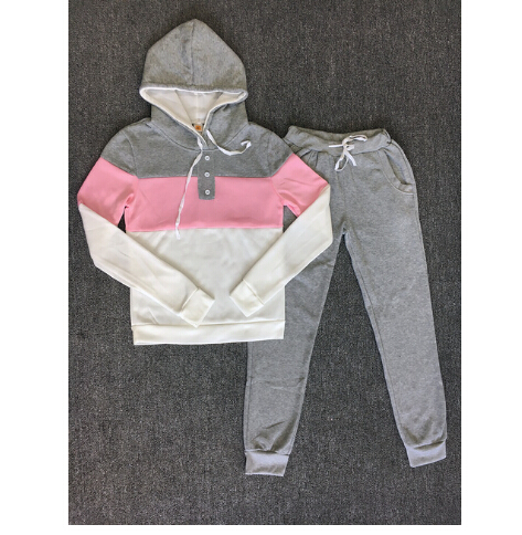 Long Sleeve Casual Suit Set Women Tracksuit Two-Piece Sport Style Outfit Jogging Sweatshirt Fiess Lounge Sportwear B3