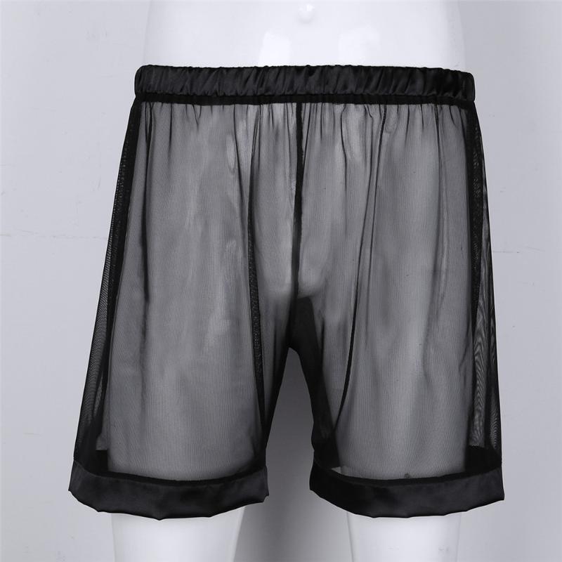 Summer Sexy Men See-Through Mesh Boxer Shorts Underwear Loose Lounge Gay Panties Underpants Nightwear Male Casual Shorts, As pic
Summer Sexy Men See-Through Mesh Boxer Shorts Underwear Loose Lounge Gay Panties Underpants Nightwear Male Casual Shorts, As pic