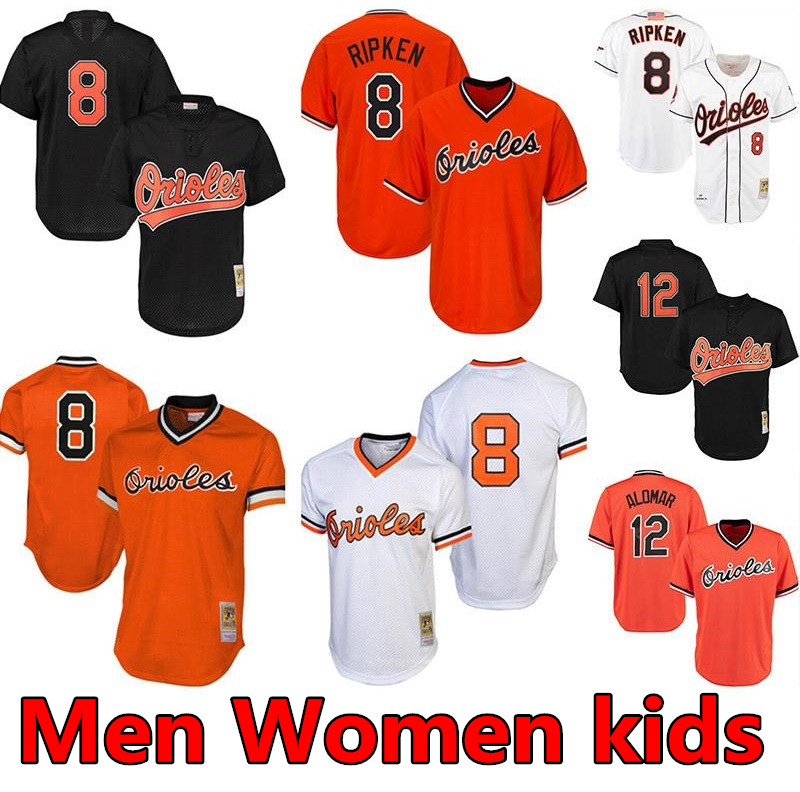 Mens women youth kids Baltimores High quality knit Baseball Jerseys Throwback players 8 Cal Ripken Jr. 12 Roberto Alomar Jersey, As shown
Mens women youth kids Baltimores High quality knit Baseball Jerseys Throwback players 8 Cal Ripken Jr. 12 Roberto Alomar Jersey, As shown