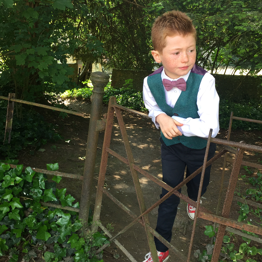 Green Kids Designer Clothes V Neck Boy's Vest For Wedding Custom Made Fashion Party Formal Wear