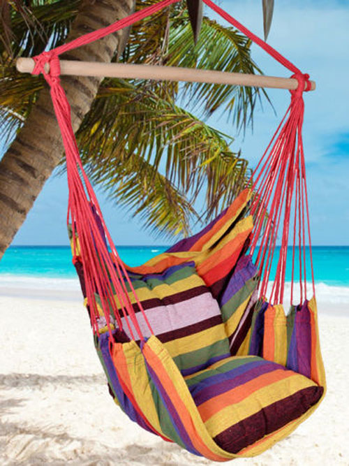 Distinctive Cotton Canvas Hanging Rope Chair with Pillows Hammock Patio Swing HOT SALE
Distinctive Cotton Canvas Hanging Rope Chair with Pillows Hammock Patio Swing HOT SALE