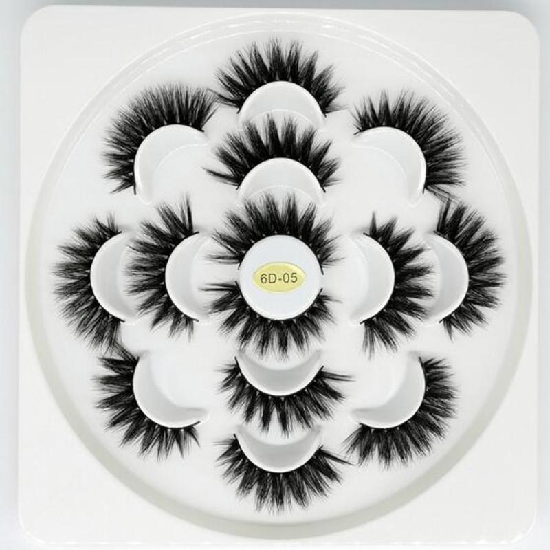 Newest 7 Pairs 3D Eyelashes Handmade Natural Long Faux Mink Lashes Women Makeup False Lashes Extensions Maquiagem Tools
Newest 7 Pairs 3D Eyelashes Handmade Natural Long Faux Mink Lashes Women Makeup False Lashes Extensions Maquiagem Tools