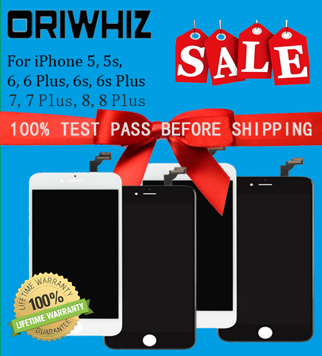 ORIWHIZ Replacement Screen for iPhone 5 5s 6 6 Plus 6s 6s Plus 7 8 LCD Digitizer Assembly High Brightness Black White
ORIWHIZ Replacement Screen for iPhone 5 5s 6 6 Plus 6s 6s Plus 7 8 LCD Digitizer Assembly High Brightness Black White