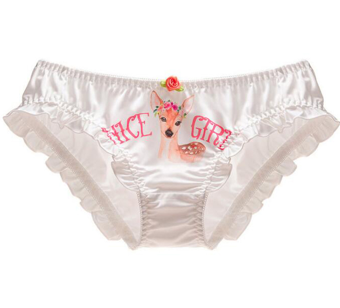 2020 New Arrival 100% Real Photo L Lovely Cute Lolita Kawaii Elegant Flower Cat Deer Ruffle Panties Underwear Brief Knicker, White cat
2020 New Arrival 100% Real Photo L Lovely Cute Lolita Kawaii Elegant Flower Cat Deer Ruffle Panties Underwear Brief Knicker, White cat