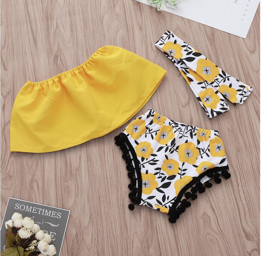 Baby Floral Print Naked Shoulder Set Girl Summer Suits Three Pieces Clothes ZHT 193, As picture
Baby Floral Print Naked Shoulder Set Girl Summer Suits Three Pieces Clothes ZHT 193, As picture