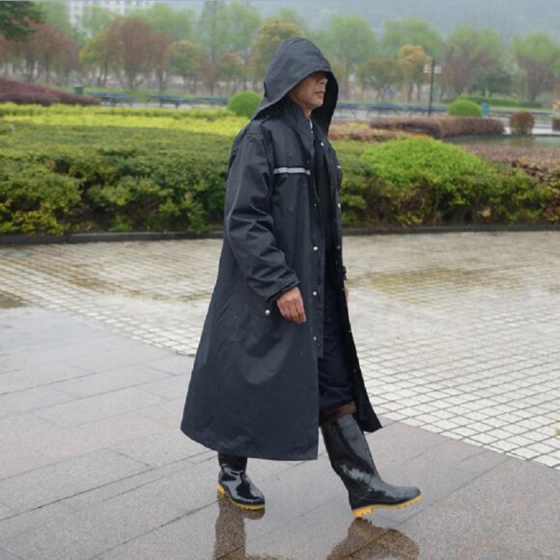 Long Raincoats for Men Poncho Impermeable Raincoat Men Waterproof Rain Coat Poncho Jacket Outdoors Tour Rainwear Adults