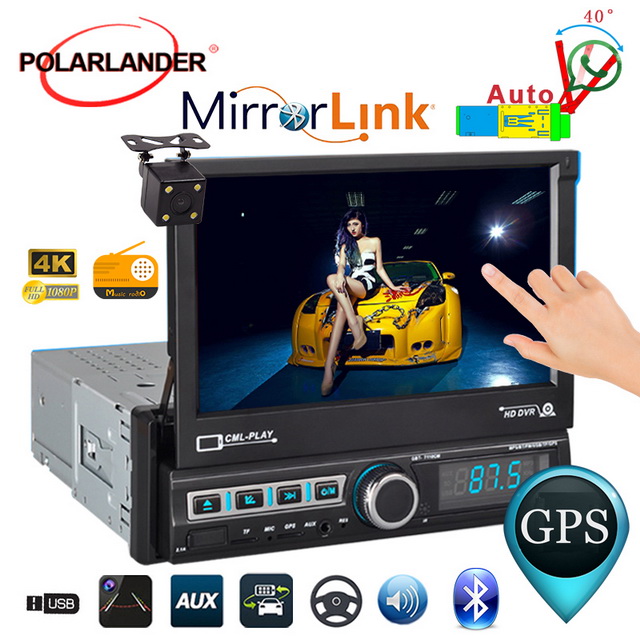 7''1 DIN GPS Car MP5 Player Bluetooth NAVI Radio Stereo Mirror Link FM AUX DVR Radio Car auto autoradio
7''1 DIN GPS Car MP5 Player Bluetooth NAVI Radio Stereo Mirror Link FM AUX DVR Radio Car auto autoradio