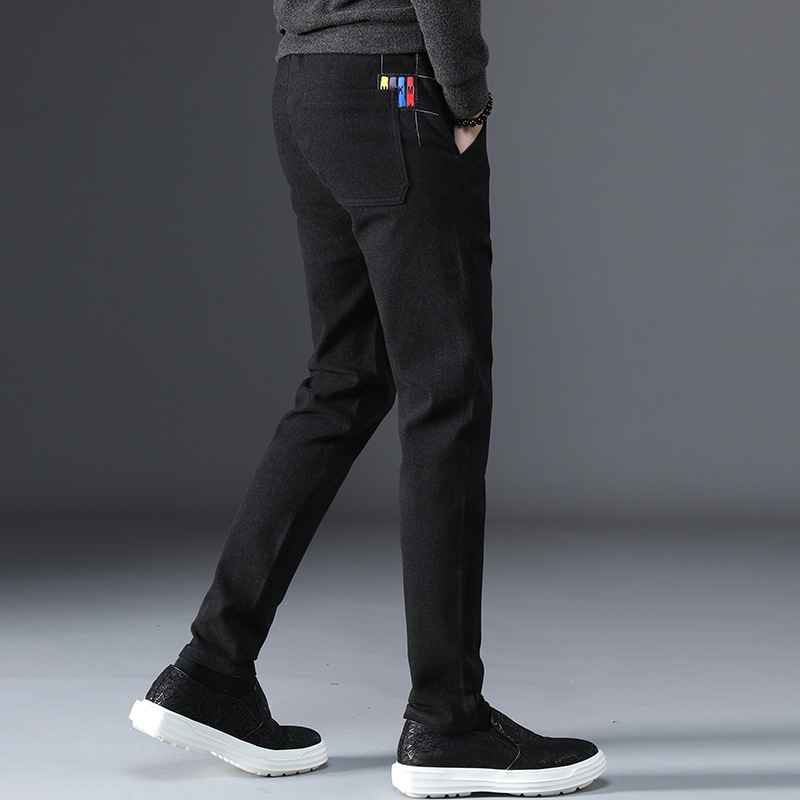 Men's Trousers Fashion Autumn Brand Thick New Long Pants Cotton Thermal Pencil Pants Casual Hombre Business Male Slim, Black
Men's Trousers Fashion Autumn Brand Thick New Long Pants Cotton Thermal Pencil Pants Casual Hombre Business Male Slim, Black