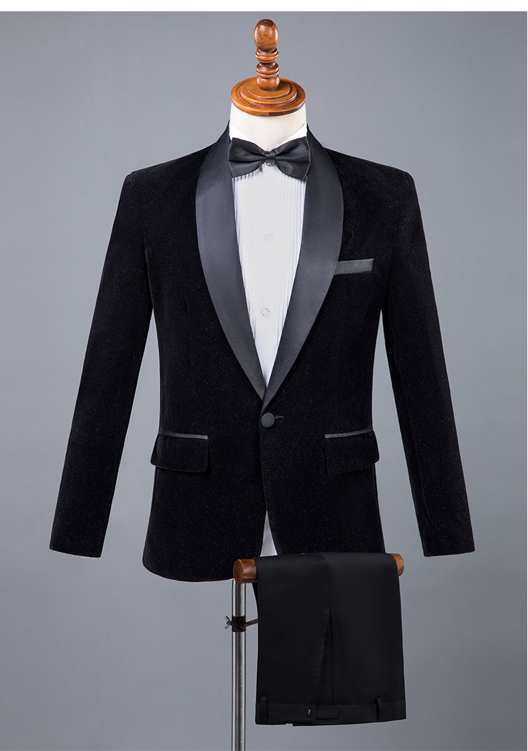 Classic Jacquard Shawl Lapel Wedding Tuxedos Slim Fit Suits For Men Groomsmen Suit Two Pieces Prom Formal Suits (Jacket+Pants) 826, Same as image
Classic Jacquard Shawl Lapel Wedding Tuxedos Slim Fit Suits For Men Groomsmen Suit Two Pieces Prom Formal Suits (Jacket+Pants) 826, Same as image