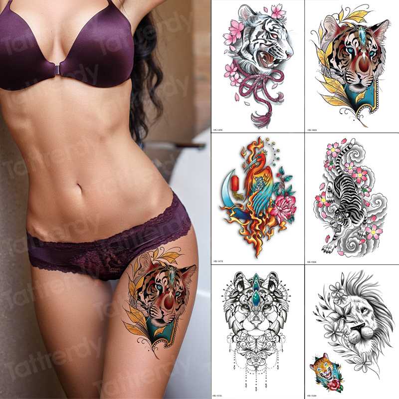 temporary tatoo women fashion tiger lion tattoo pattern 6pcs/lot arm leg back animals tattoos for girl body stickers wholesale
temporary tatoo women fashion tiger lion tattoo pattern 6pcs/lot arm leg back animals tattoos for girl body stickers wholesale