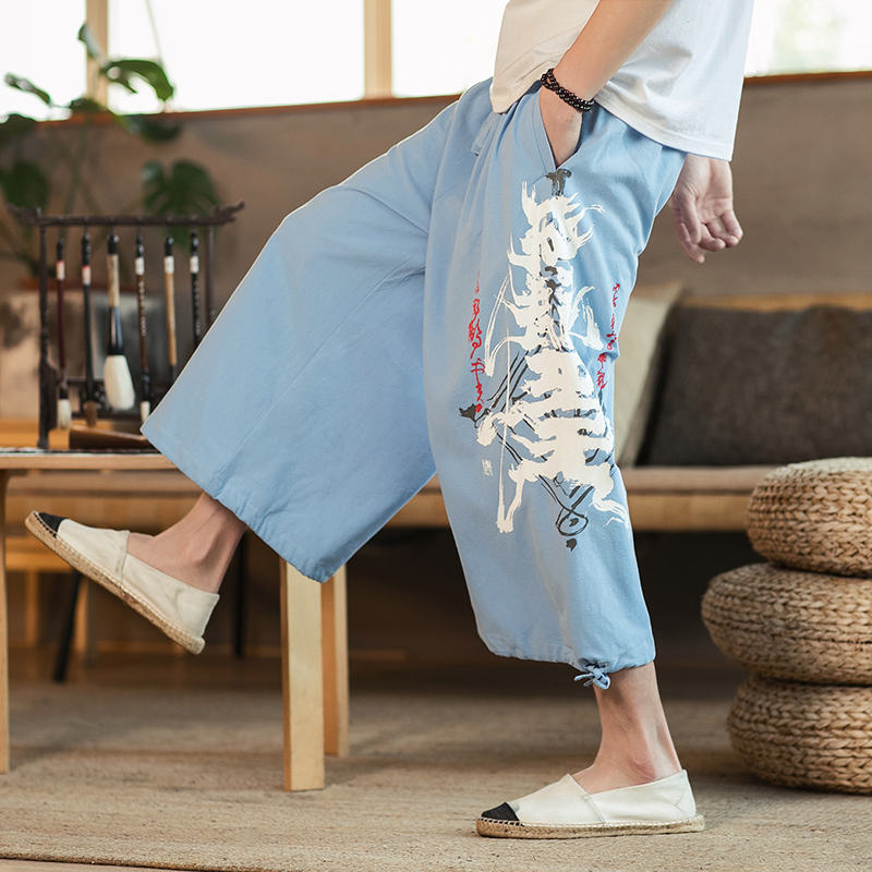 High Quality Mens Wide Leg Pants Loose Fashionable Straight Pants Male Cotton Linen 2020 Summer New Harem Large Size 5XL, Blue
High Quality Mens Wide Leg Pants Loose Fashionable Straight Pants Male Cotton Linen 2020 Summer New Harem Large Size 5XL, Blue