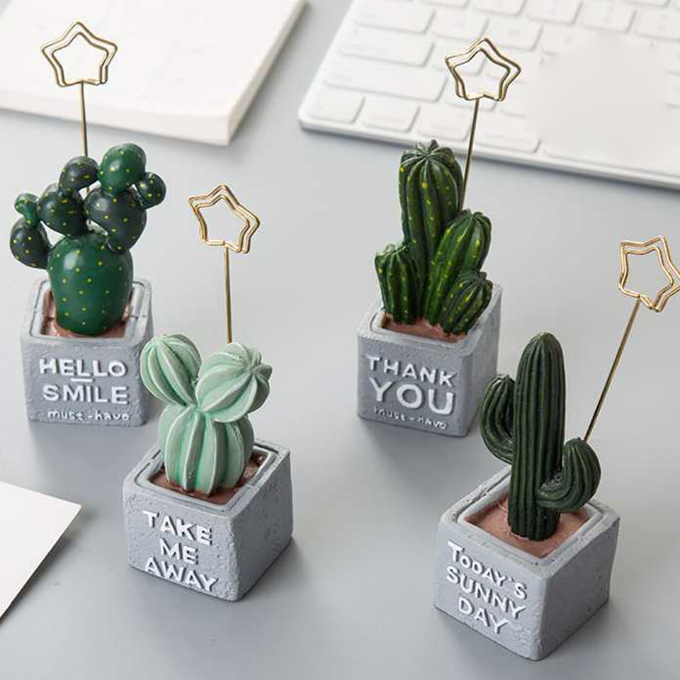 Creative Artificial Resin Succulent Cactus Jewelry Personality Desktop Small Bonsai Plant Fake Flower Ornaments Note Clip, T9s-3
Creative Artificial Resin Succulent Cactus Jewelry Personality Desktop Small Bonsai Plant Fake Flower Ornaments Note Clip, T9s-3