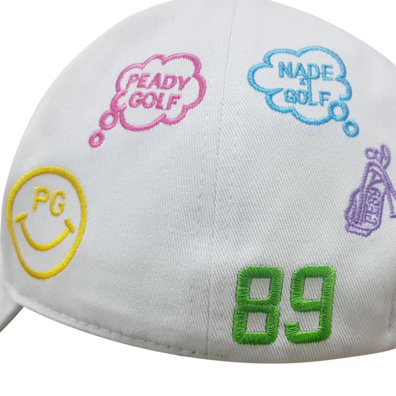 New Unisex PG Golf Hat Blue or White Color Cotton Baseball Cap Baseball Caps Embroidered Outdoor Sports Leisure Sun Hats