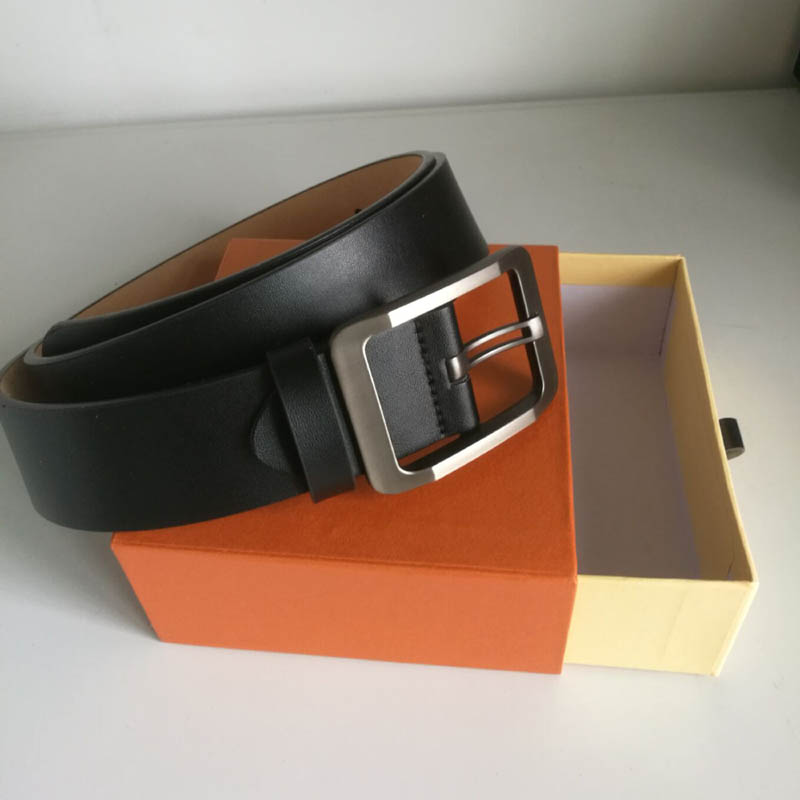 Fashion Genuine Leather Male Designerl Belt High Quality Smooth Big Buckle Belt Female Ceinture for Women with box, Orange box
Fashion Genuine Leather Male Designerl Belt High Quality Smooth Big Buckle Belt Female Ceinture for Women with box, Orange box