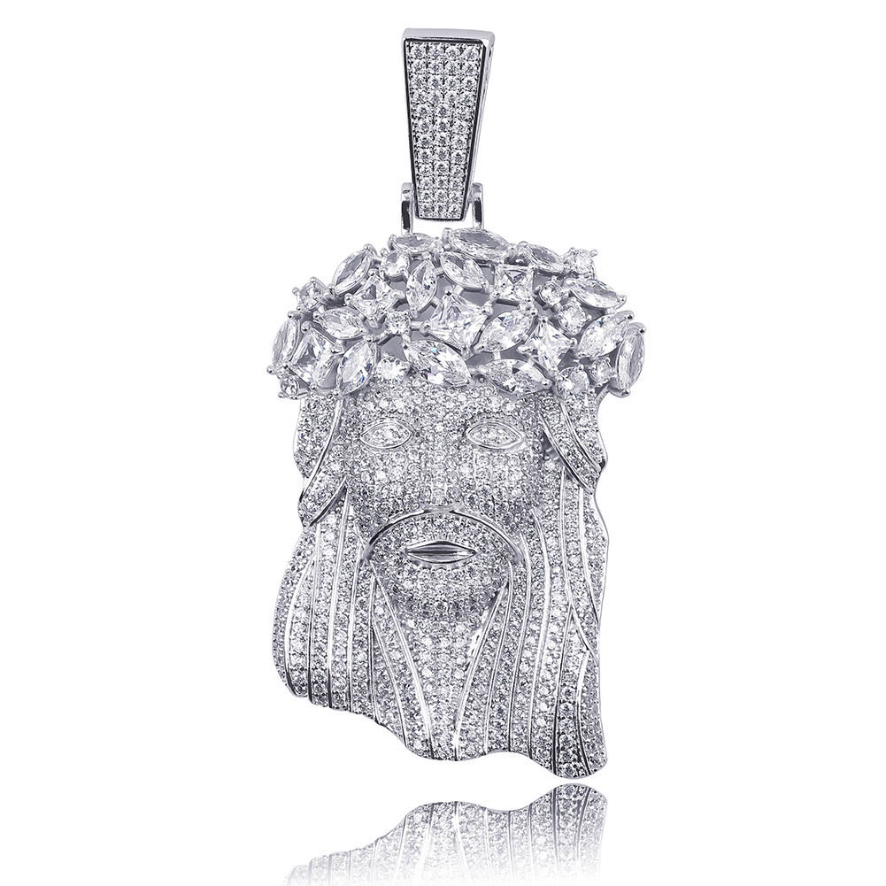 New Big Jesus Necklace & Pendant With Rope Chain gold Color Iced Out Cubic Zircon Men's Hip Hop Jewelry Gift
New Big Jesus Necklace & Pendant With Rope Chain gold Color Iced Out Cubic Zircon Men's Hip Hop Jewelry Gift