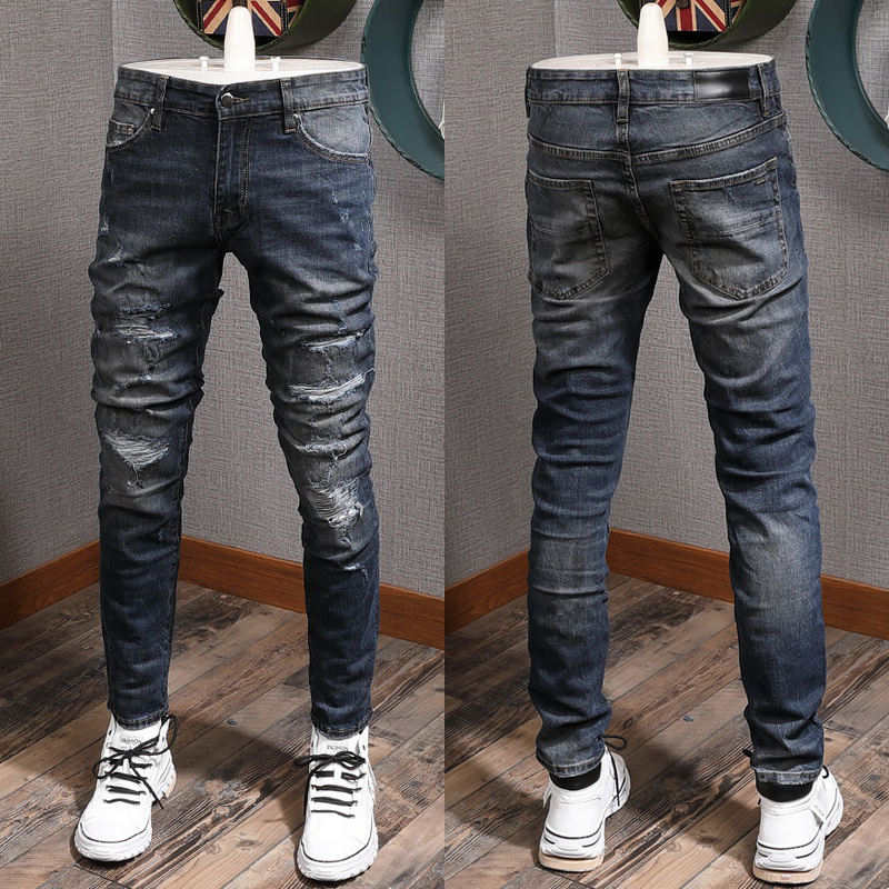 Worn Out Moto Jeans Stitch Deatil Patch Denim Trousers Man Stretch Slim Fit Big Size 38, Amr-8137
Worn Out Moto Jeans Stitch Deatil Patch Denim Trousers Man Stretch Slim Fit Big Size 38, Amr-8137