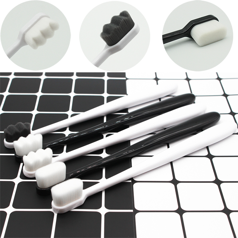 Hot Ultra-fine toothbrush super soft bristle toothbrush with holder deep cleaning brush for oral care tools white black
Hot Ultra-fine toothbrush super soft bristle toothbrush with holder deep cleaning brush for oral care tools white black