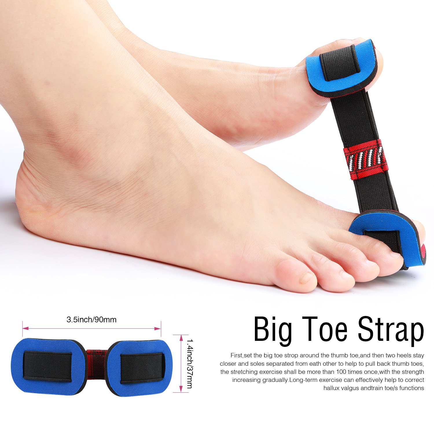 Bunion Corrector Protector Sleeves Kit Foot Treatment for Cure Pain in Big Joint Tailors Hallux Valgus Hammer Separators Spacers - view 8