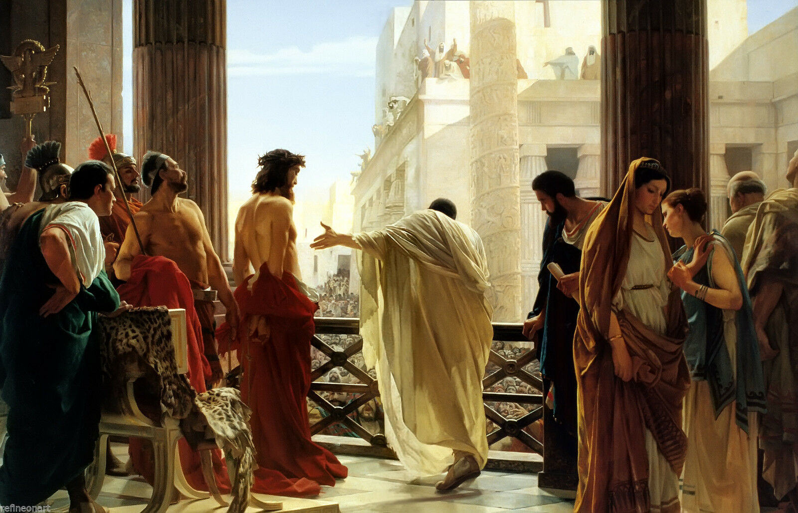 Antonio Ciseri Ecce Homo Giclee Canvas Print Wall Art Decor Oil Painting On Canvas Wall Art Canvas Pictures 190901
Antonio Ciseri Ecce Homo Giclee Canvas Print Wall Art Decor Oil Painting On Canvas Wall Art Canvas Pictures 190901