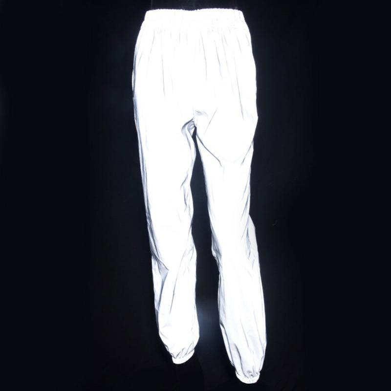 Luminous Pants Clubwear Long Casual Night Reflective High Waist Fashion Sweatpants Elastic Party Trousers Streetwear, As pic
Luminous Pants Clubwear Long Casual Night Reflective High Waist Fashion Sweatpants Elastic Party Trousers Streetwear, As pic
