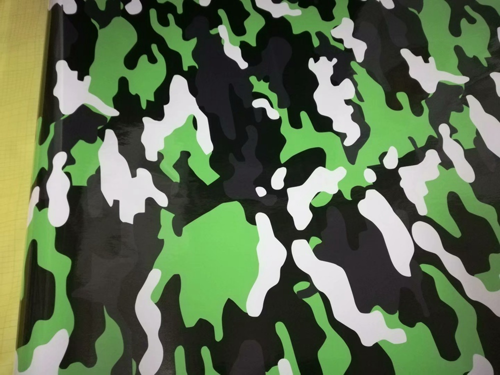 Arctic Snow green black Gray Camouflage Vinyl wrap for car wrap covering Camo Truck Wrap covering foil Self adhesive sticker 1.52x30m 5x98ft