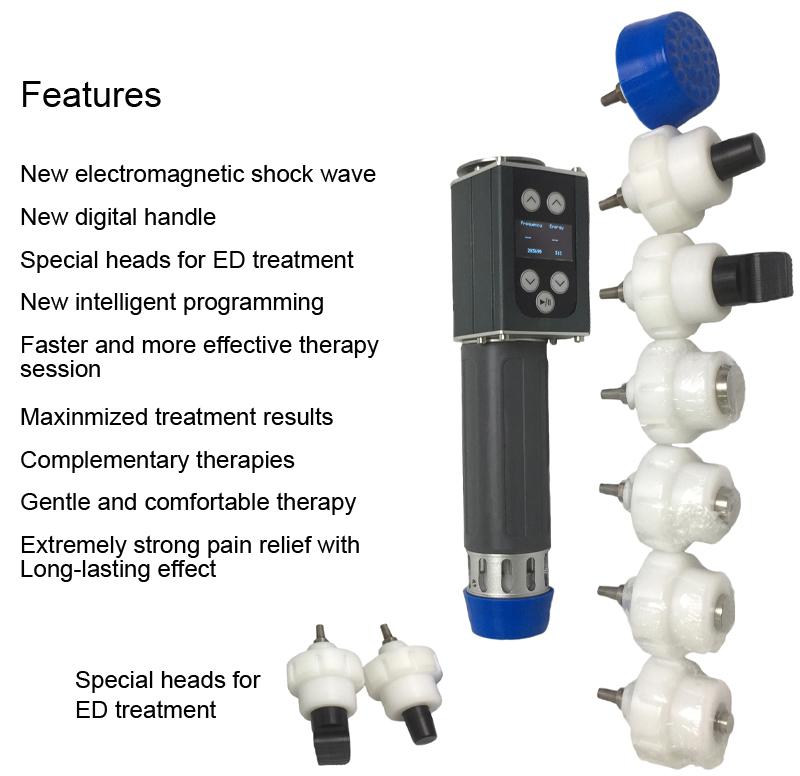 Pain relief shock wave therapy CE approved Extracorporeal shock wave therapy equipment / shockwave therapy for ED
Pain relief shock wave therapy CE approved Extracorporeal shock wave therapy equipment / shockwave therapy for ED