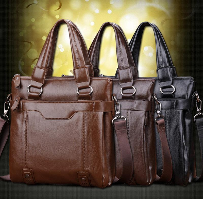 Men Briefcases Leather Handbags Computer Laptop Bag Vintage Laptop Briefcase Male Computer Shoulder Bags Waterproof Office Portable Bag new
Men Briefcases Leather Handbags Computer Laptop Bag Vintage Laptop Briefcase Male Computer Shoulder Bags Waterproof Office Portable Bag new