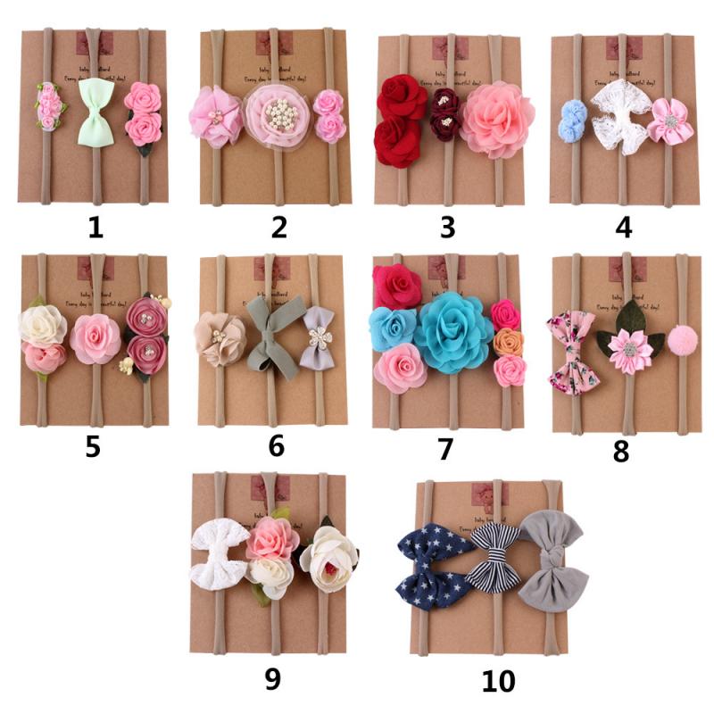 Boutique fashion baby girl baby high elastic nylon flower hair band elastic harness headdress 3 piece set
Boutique fashion baby girl baby high elastic nylon flower hair band elastic harness headdress 3 piece set