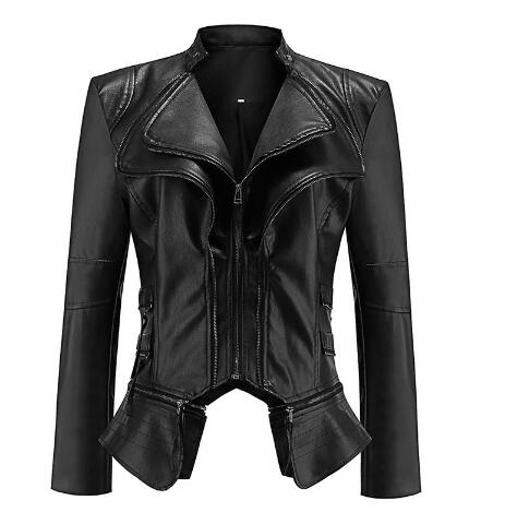 1pcs/lot faux leather Jacket Women Winter Autumn Fashion Motorcycle Jacket Black faux leather coats female coat, As pic
1pcs/lot faux leather Jacket Women Winter Autumn Fashion Motorcycle Jacket Black faux leather coats female coat, As pic